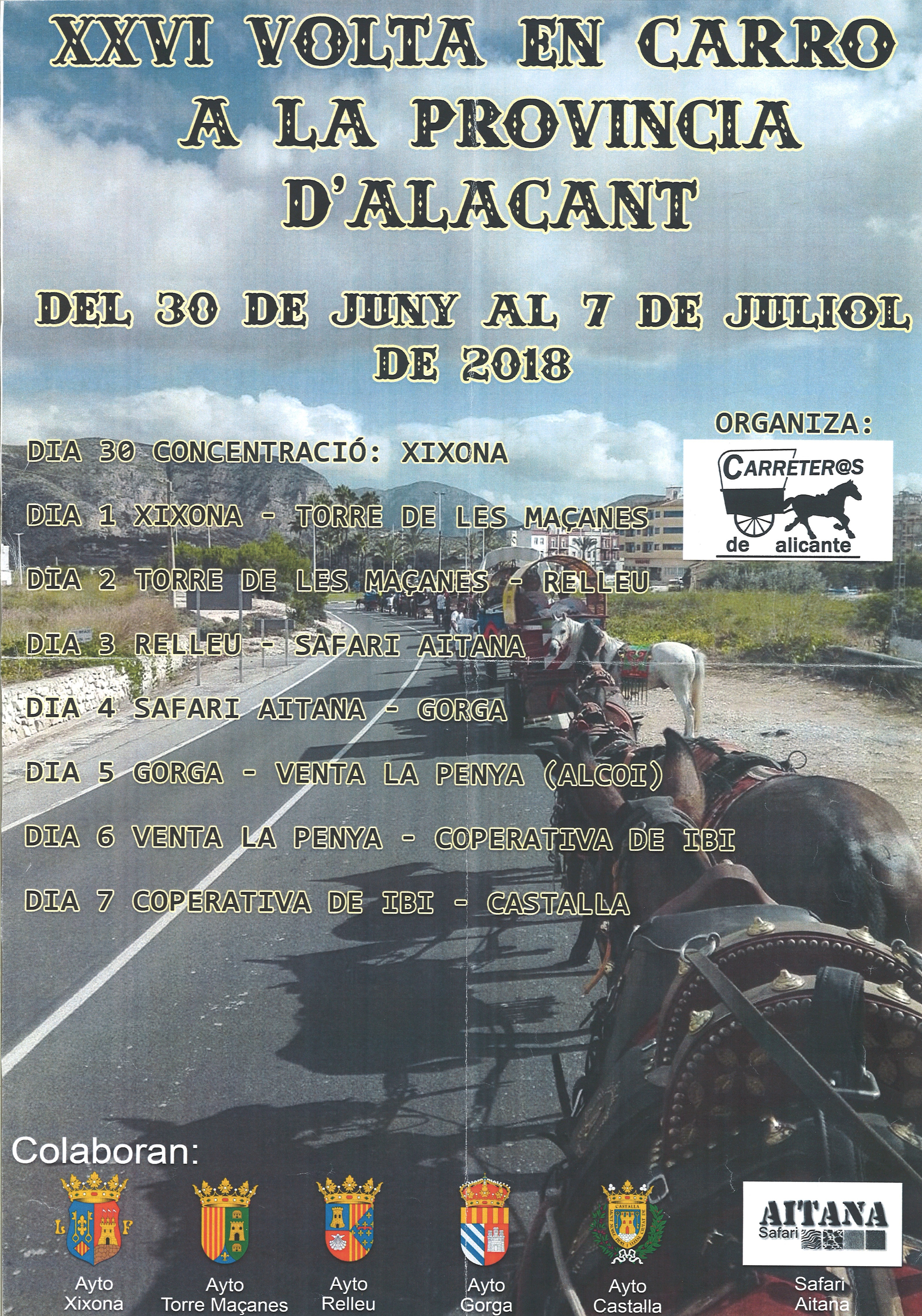 XXVI Vuelta en carro por la provincia de Alicante