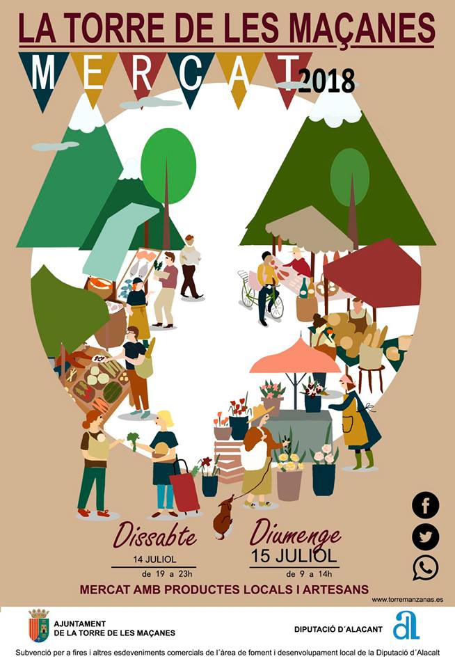 Mercado de productos artesanos y locales 2018