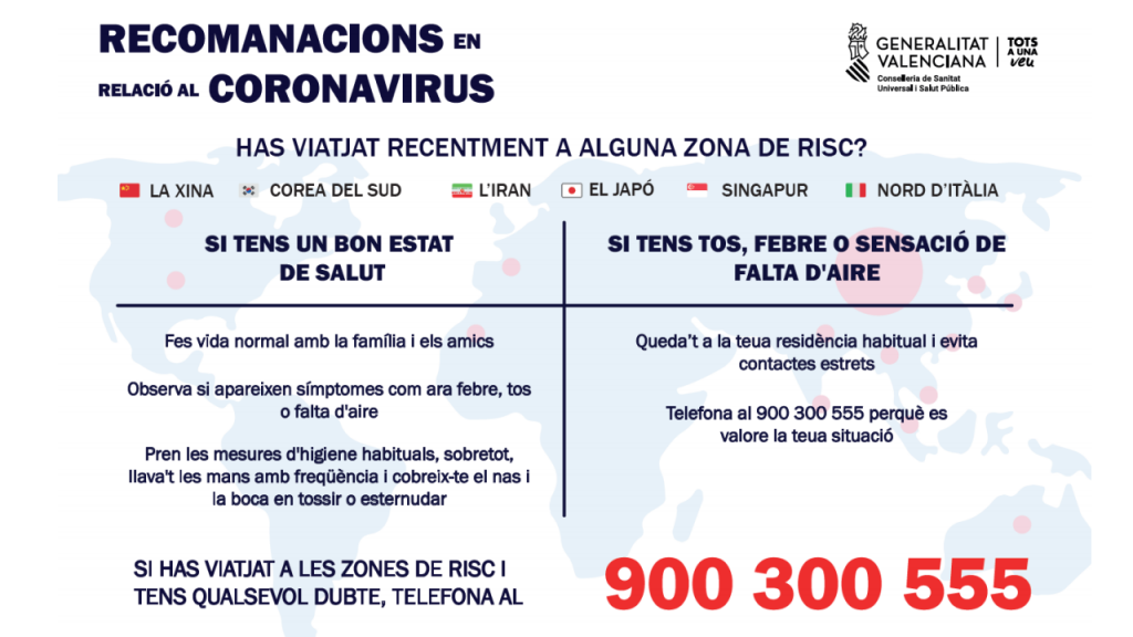 Recomanacions coronavirus